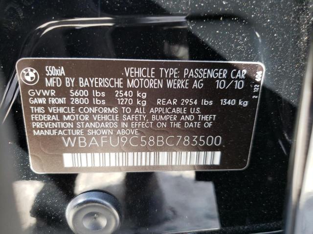 Photo 11 VIN: WBAFU9C58BC783500 - BMW 550 XI 