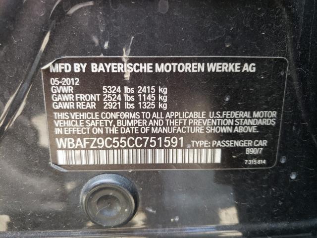 Photo 9 VIN: WBAFZ9C55CC751591 - BMW 535 I 