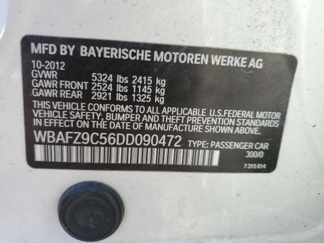 Photo 11 VIN: WBAFZ9C56DD090472 - BMW 535 I HYBR 