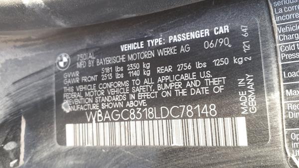 Photo 1 VIN: WBAGC8318LDC78148 - BMW 750 