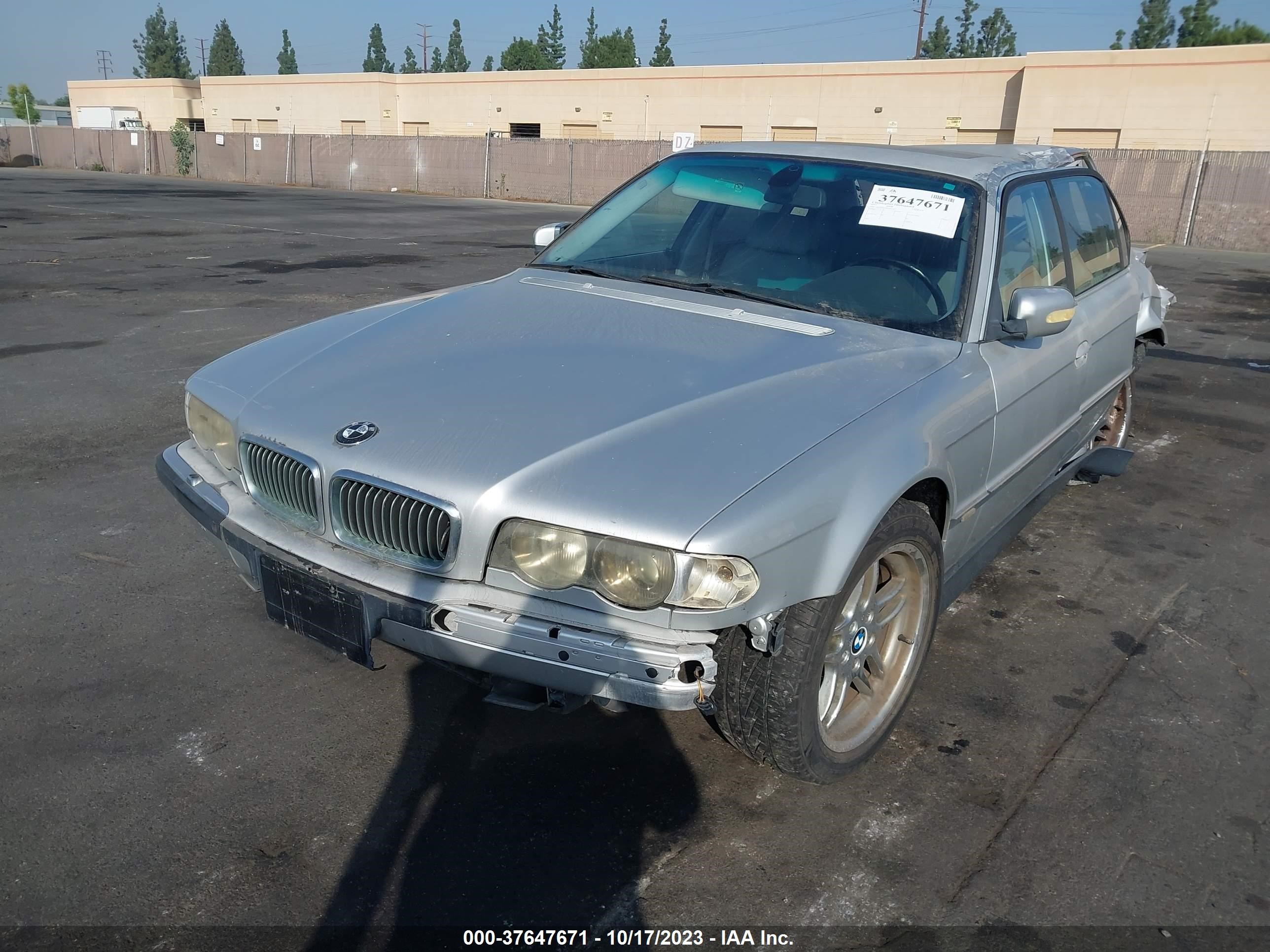 Photo 1 VIN: WBAGH8346YDP11613 - BMW 7ER 