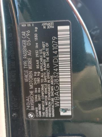 Photo 11 VIN: WBAGJ8324VDL41079 - BMW 740 IL 