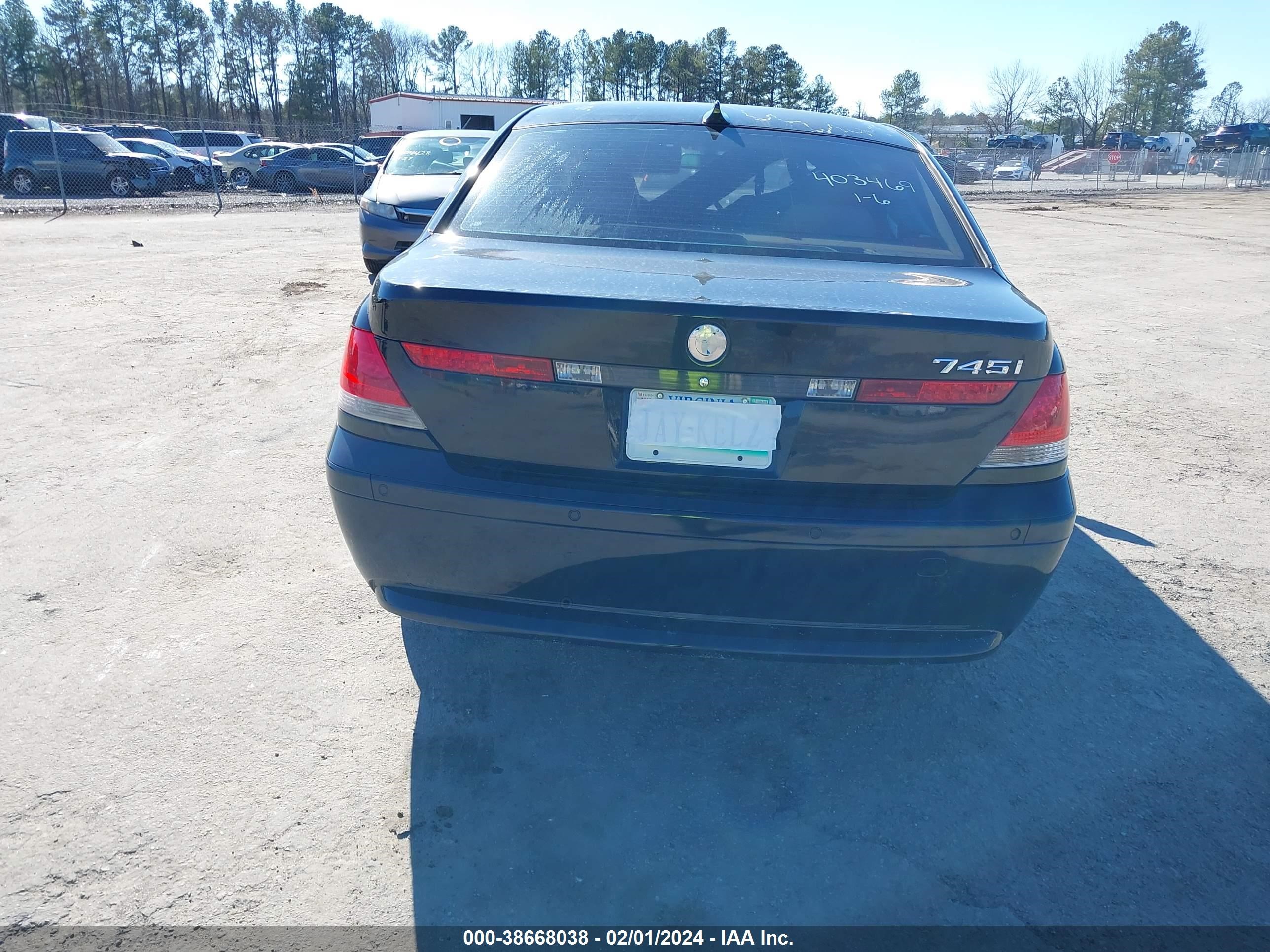 Photo 14 VIN: WBAGL63545DP76340 - BMW 7ER 