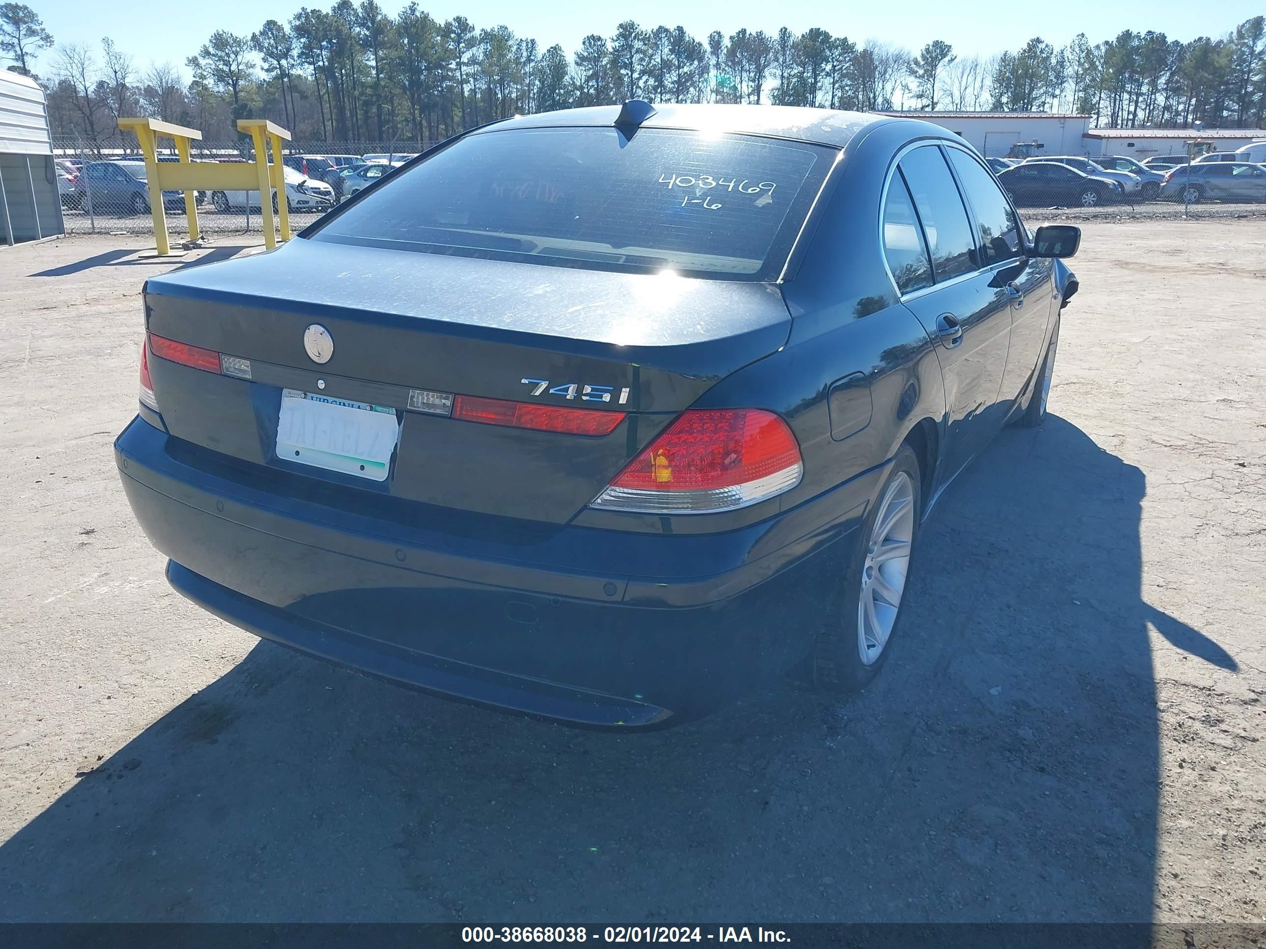 Photo 3 VIN: WBAGL63545DP76340 - BMW 7ER 