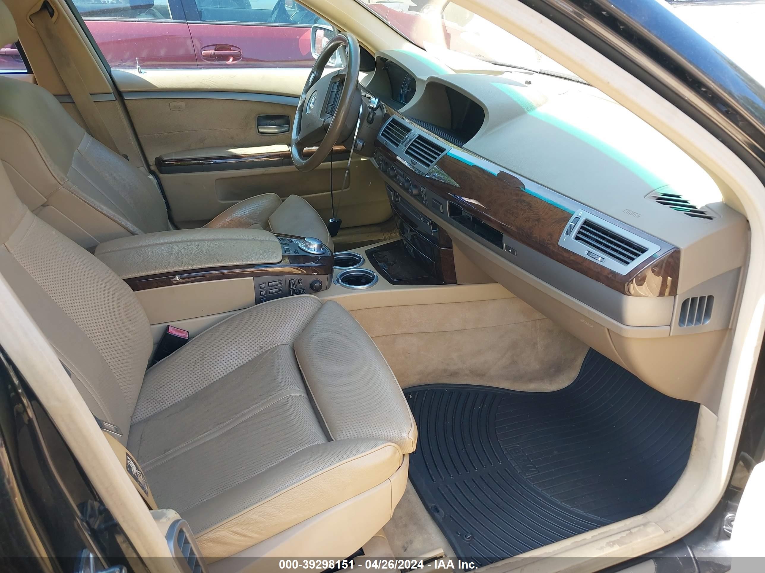 Photo 4 VIN: WBAGN63574DS54889 - BMW 7ER 