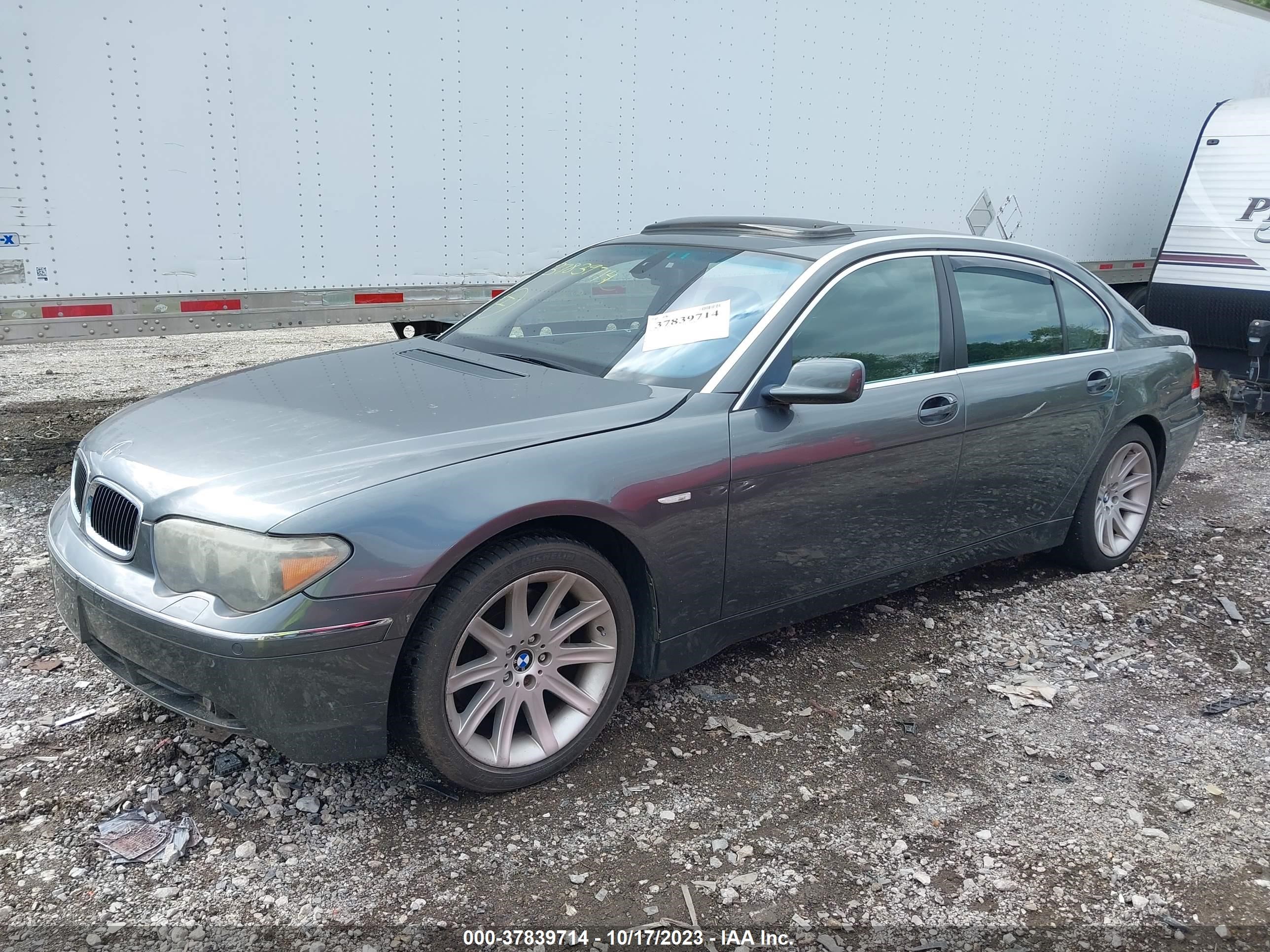 Photo 1 VIN: WBAGN63575DS59320 - BMW 7ER 