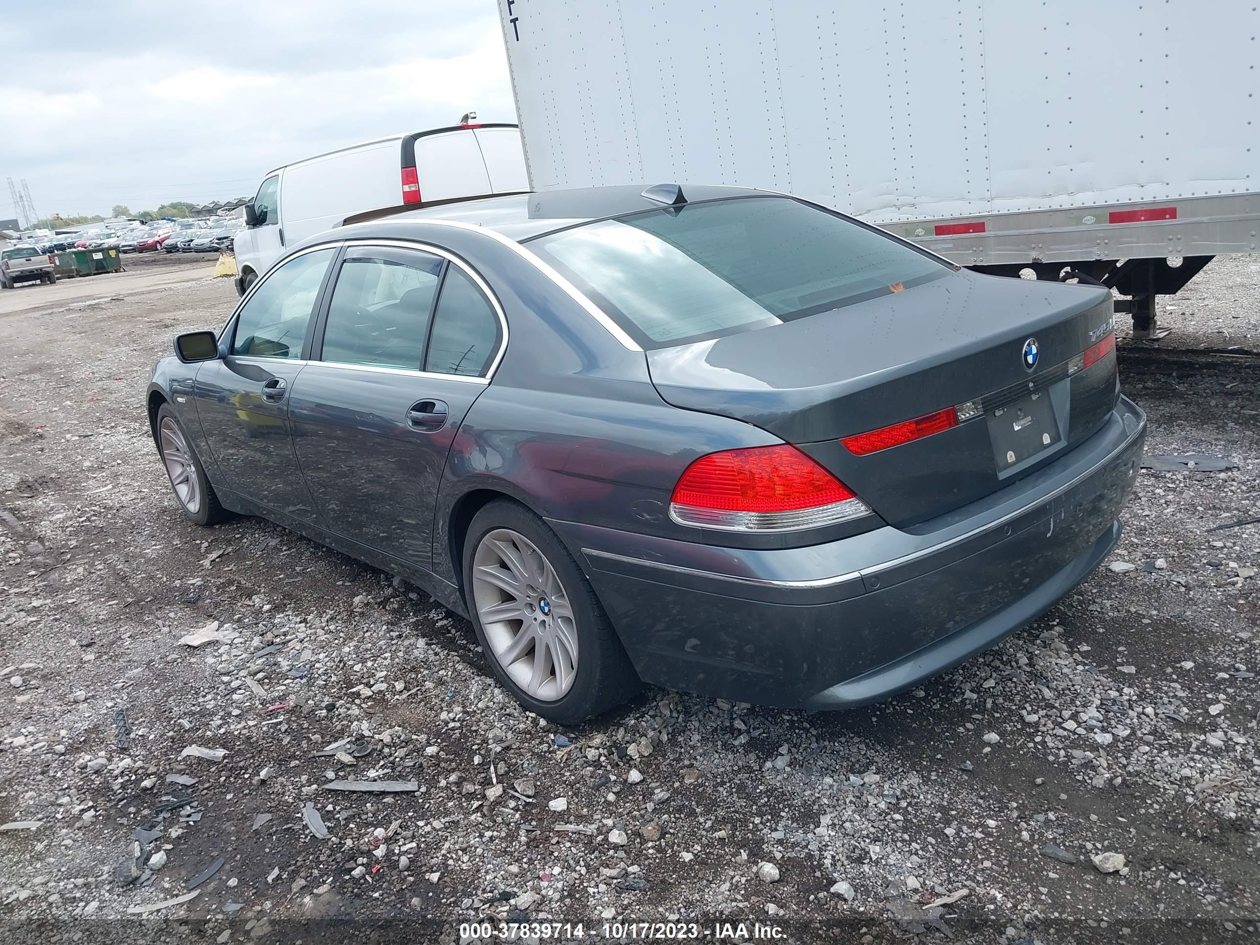 Photo 2 VIN: WBAGN63575DS59320 - BMW 7ER 