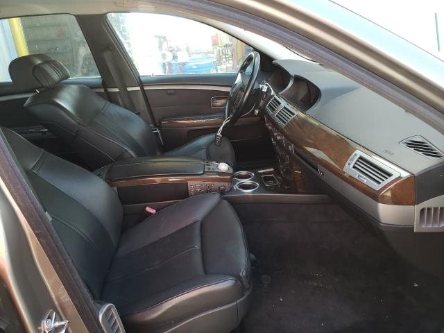 Photo 4 VIN: WBAGN63585DS56636 - BMW 745 LI 