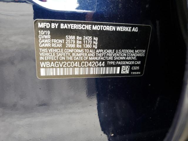 Photo 11 VIN: WBAGV2C04LCD42044 - BMW 8 SERIES 