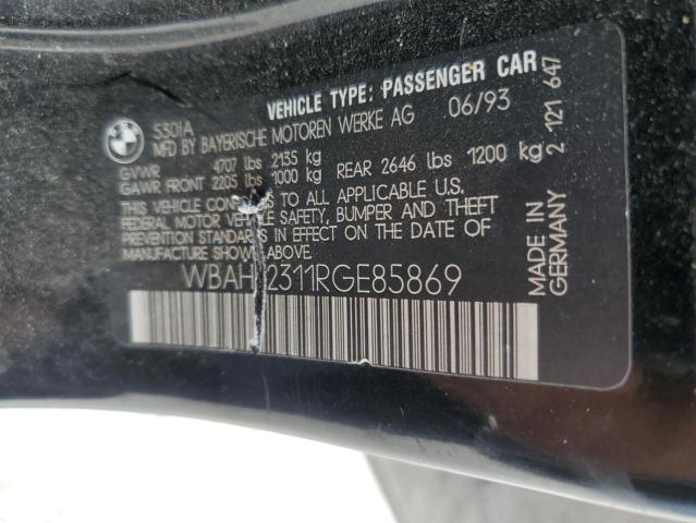 Photo 11 VIN: WBAHE2311RGE85869 - BMW 5 SERIES 