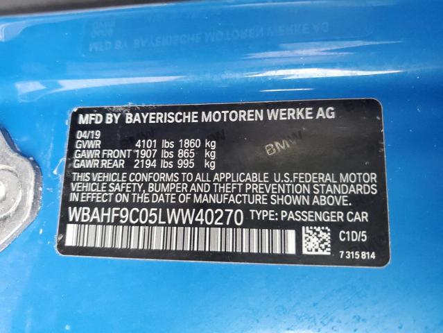 Photo 11 VIN: WBAHF9C05LWW40270 - BMW Z4 M40I 