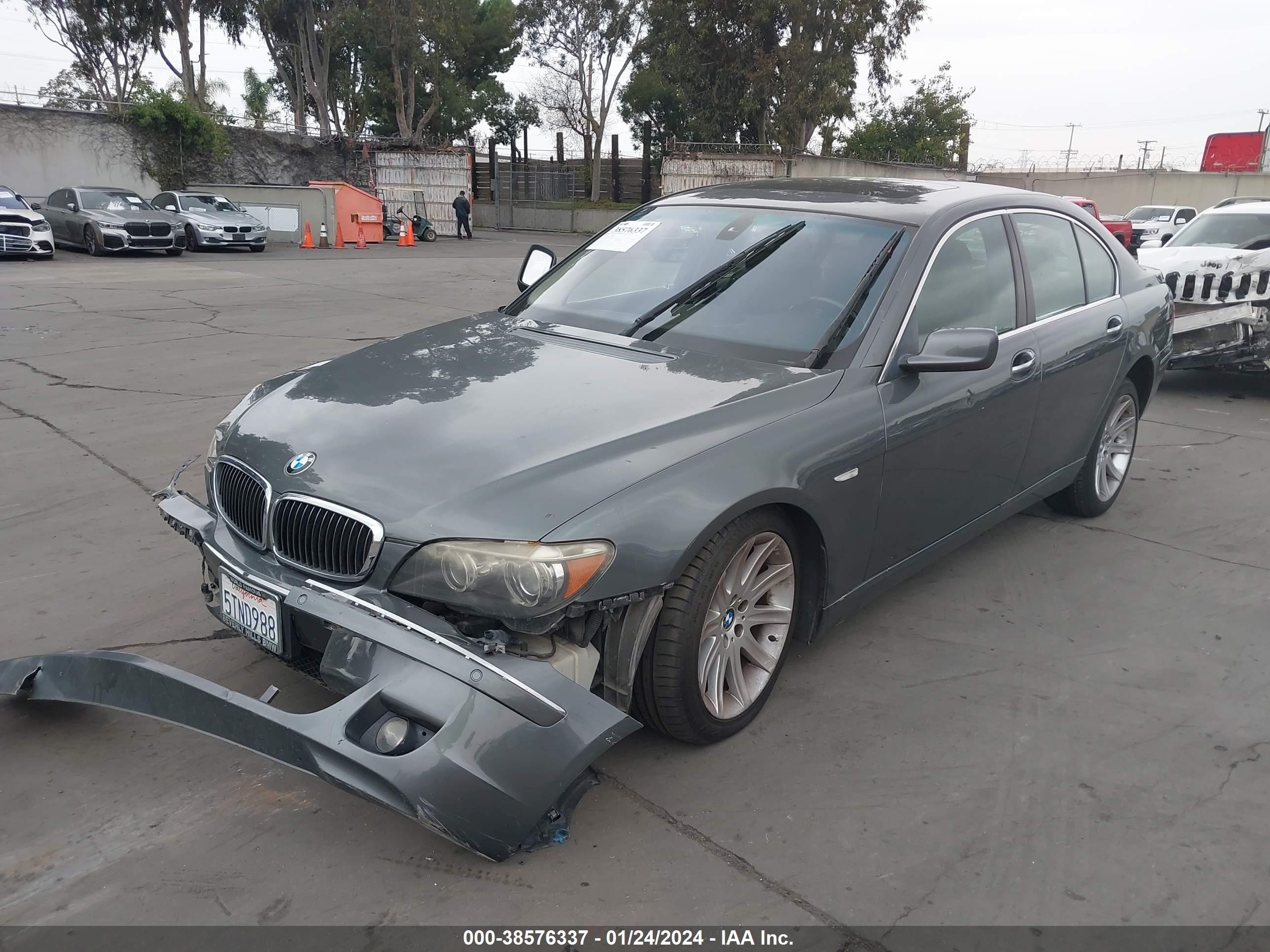 Photo 1 VIN: WBAHL83536DT04583 - BMW 7ER 