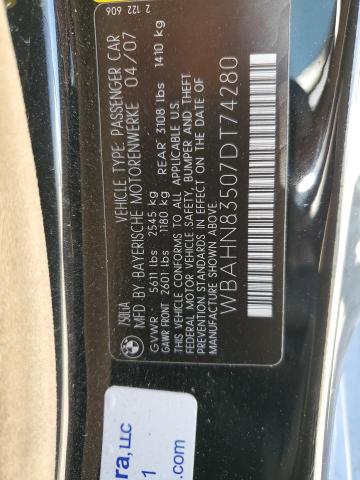 Photo 12 VIN: WBAHN83507DT74280 - BMW 7 SERIES 