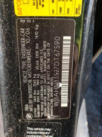 Photo 11 VIN: WBAHN83527DT67590 - BMW 7 SERIES 