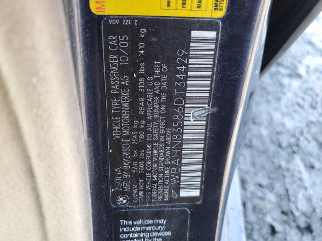 Photo 11 VIN: WBAHN83586DT34429 - BMW 7 SERIES 