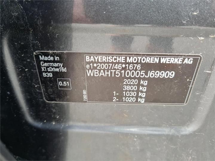 Photo 5 VIN: WBAHT510005J69909 - BMW X1 SUV 