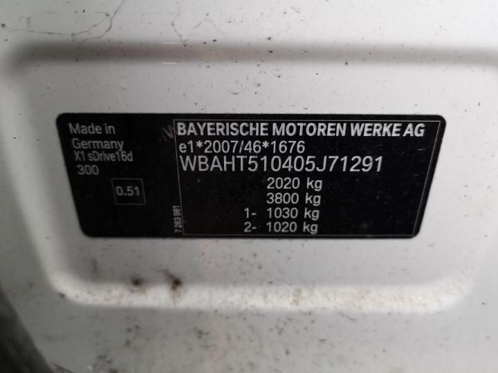 Photo 12 VIN: WBAHT510405J71291 - BMW X1 