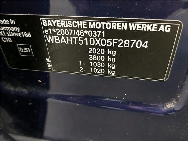 Photo 6 VIN: WBAHT510X05F28704 - BMW X1 