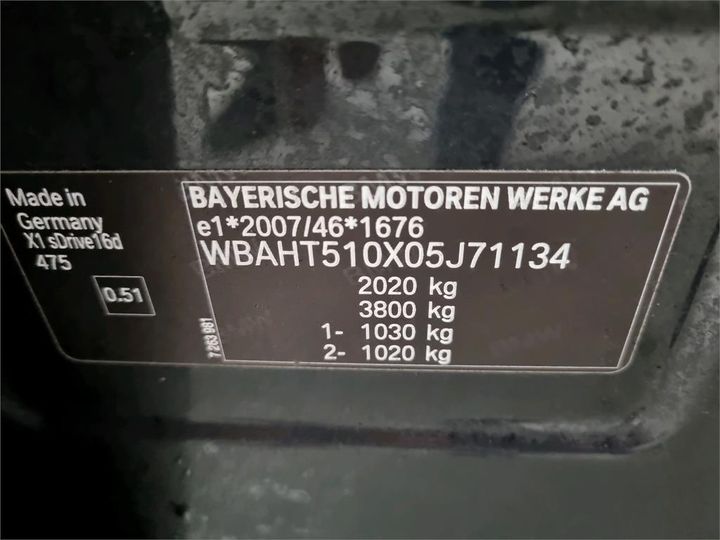 Photo 6 VIN: WBAHT510X05J71134 - BMW X1 