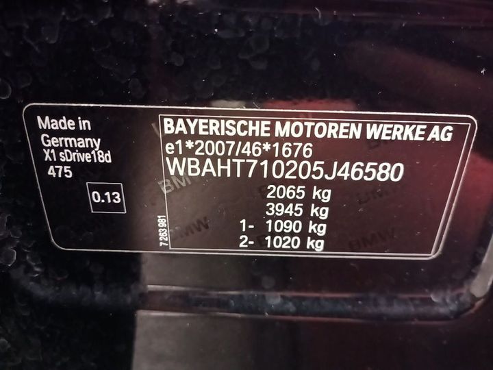 Photo 17 VIN: WBAHT710205J46580 - BMW X1 '15 