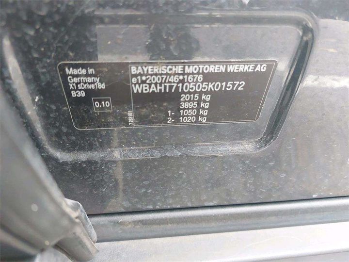 Photo 8 VIN: WBAHT710505K01572 - BMW X1 