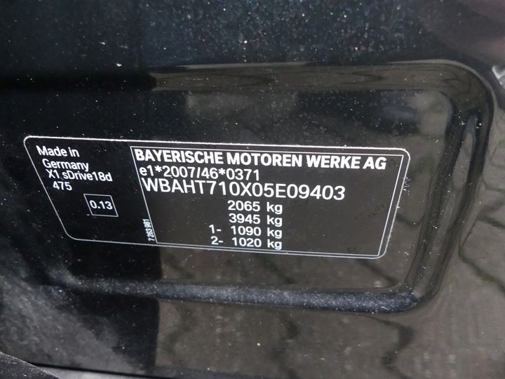 Photo 5 VIN: WBAHT710X05E09403 - BMW X1 