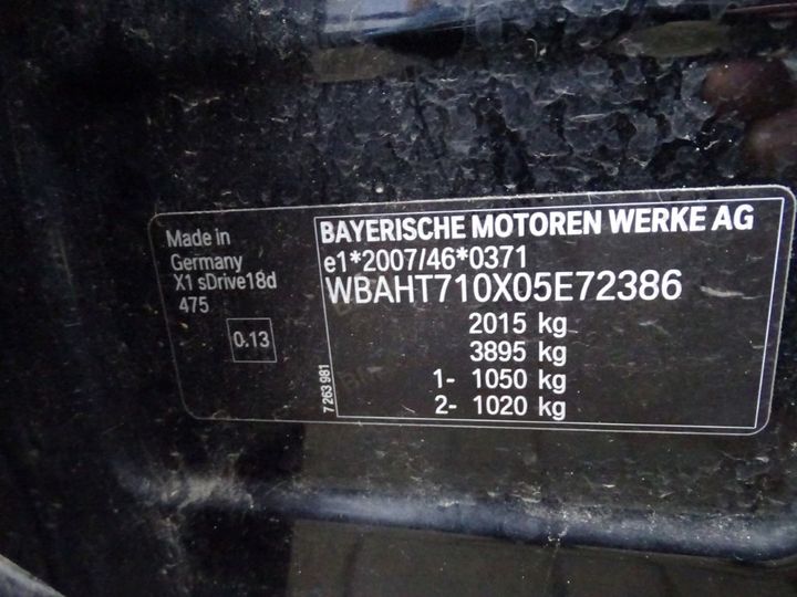 Photo 5 VIN: WBAHT710X05E72386 - BMW X1 