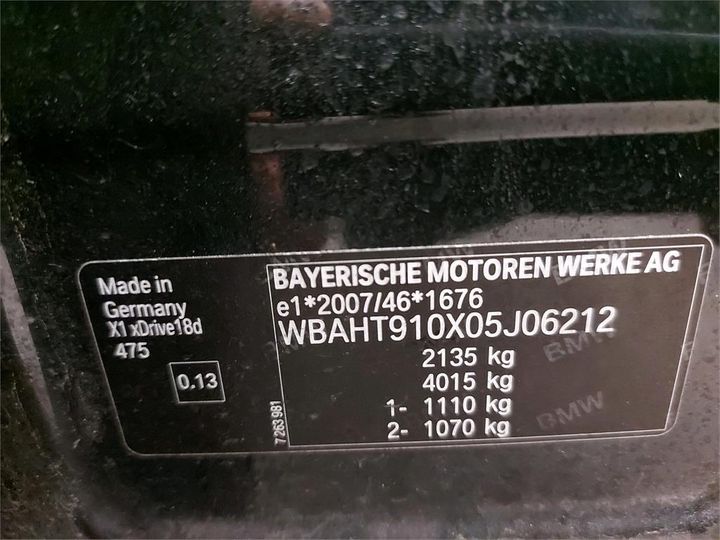 Photo 6 VIN: WBAHT910X05J06212 - BMW X1 