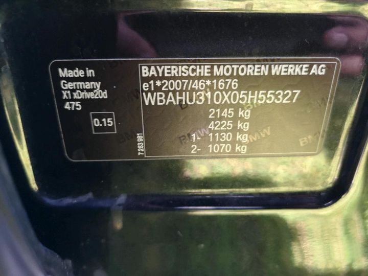 Photo 8 VIN: WBAHU310X05H55327 - BMW X1 