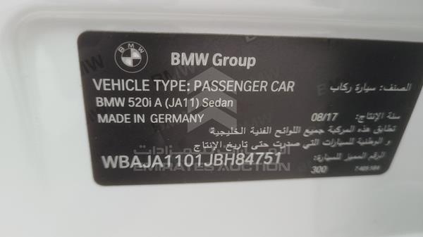 Photo 1 VIN: WBAJA1101JBH84751 - BMW 520 I 