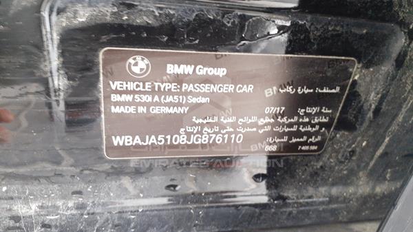 Photo 2 VIN: WBAJA5108JG876110 - BMW 530I 