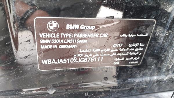 Photo 2 VIN: WBAJA510XJG876111 - BMW 530I 