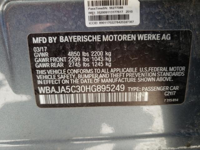 Photo 9 VIN: WBAJA5C30HG895249 - BMW 5 