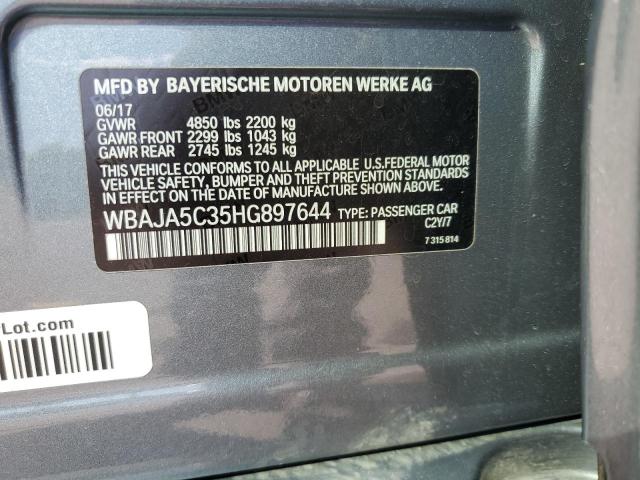 Photo 11 VIN: WBAJA5C35HG897644 - BMW 530 I 