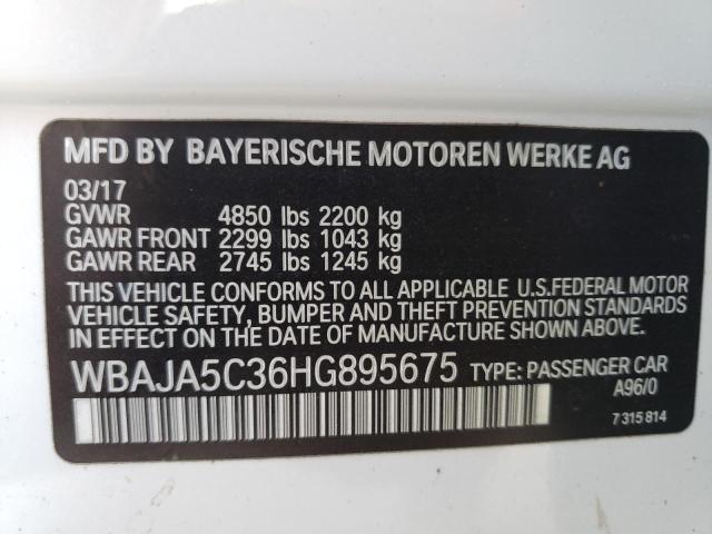 Photo 9 VIN: WBAJA5C36HG895675 - BMW 530 I 