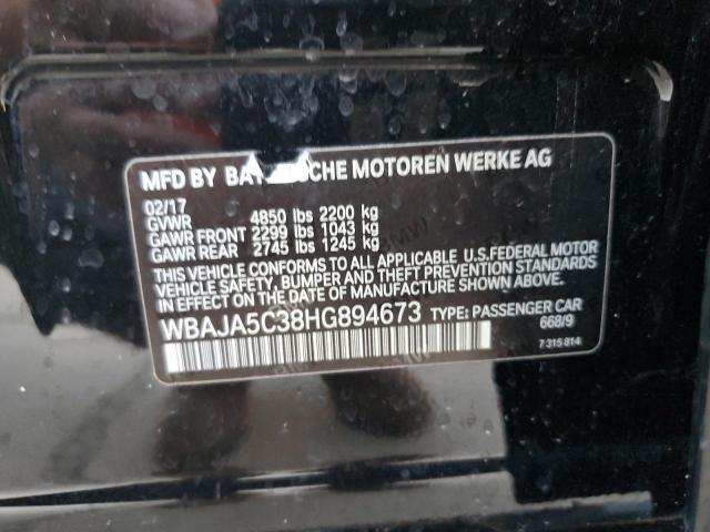 Photo 12 VIN: WBAJA5C38HG894673 - BMW 530 I 