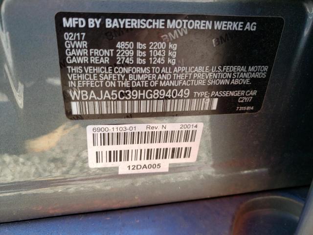 Photo 9 VIN: WBAJA5C39HG894049 - BMW 530 I 