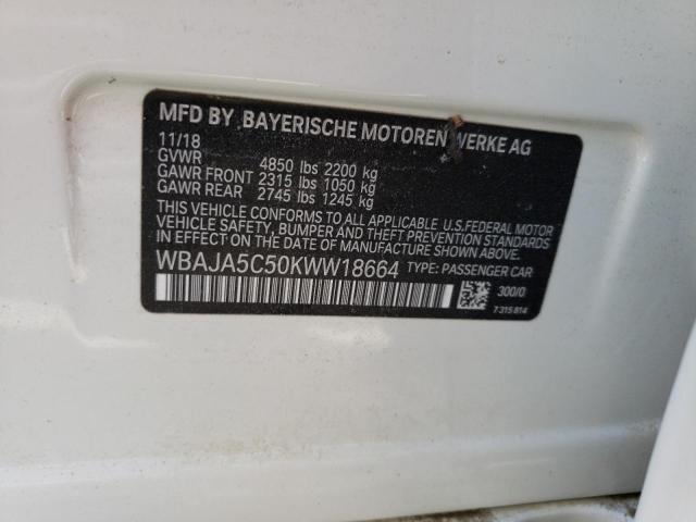 Photo 9 VIN: WBAJA5C50KWW18664 - BMW 530 I 