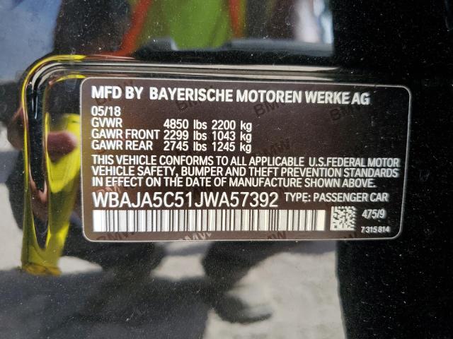 Photo 12 VIN: WBAJA5C51JWA57392 - BMW 530 I 