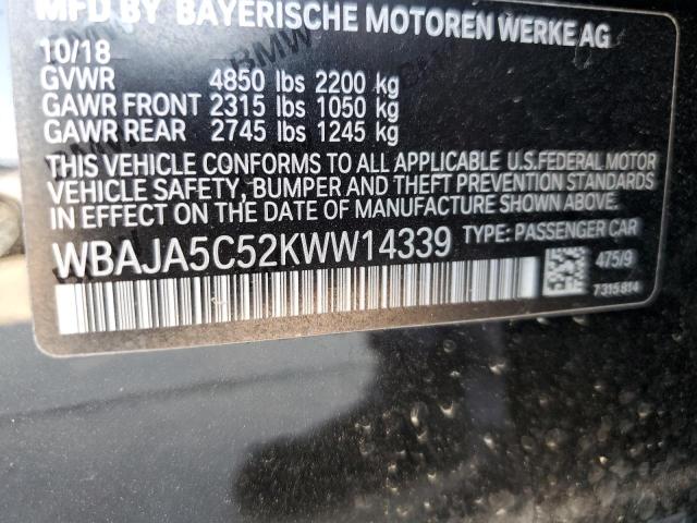 Photo 11 VIN: WBAJA5C52KWW14339 - BMW 530 I 