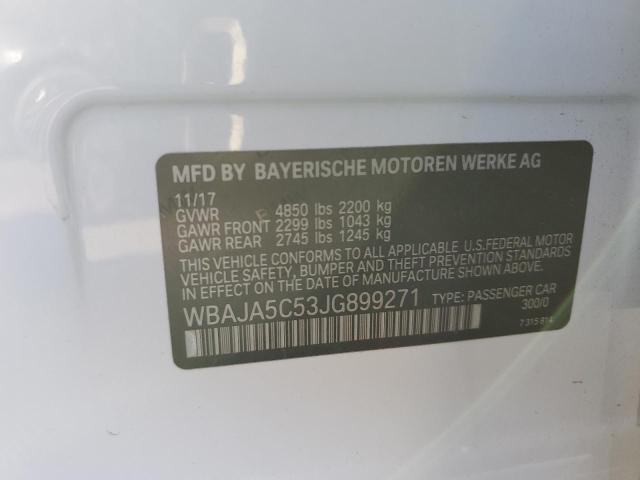 Photo 12 VIN: WBAJA5C53JG899271 - BMW 530 I 