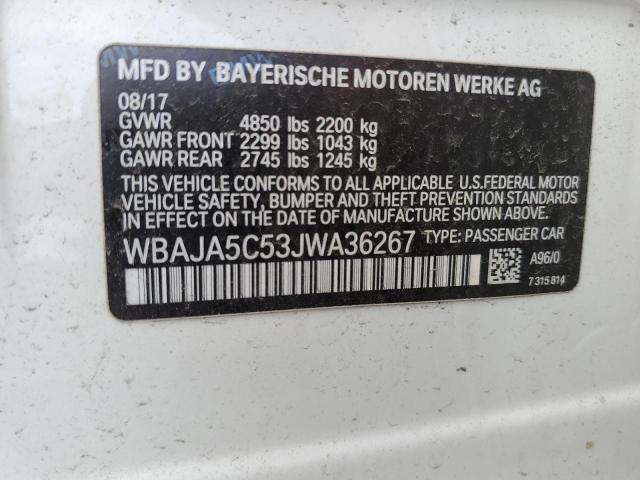 Photo 11 VIN: WBAJA5C53JWA36267 - BMW 5ER 