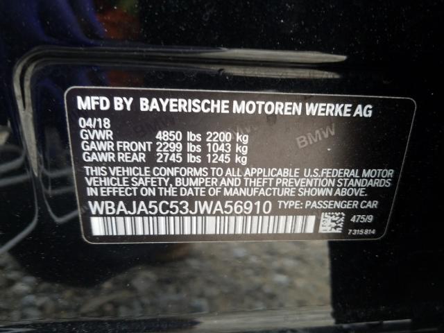 Photo 9 VIN: WBAJA5C53JWA56910 - BMW 530 I 