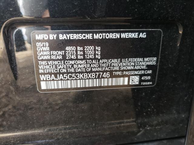 Photo 9 VIN: WBAJA5C53KBX87746 - BMW 530 I 