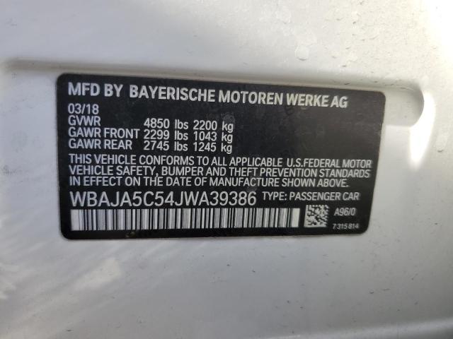 Photo 12 VIN: WBAJA5C54JWA39386 - BMW 530 I 