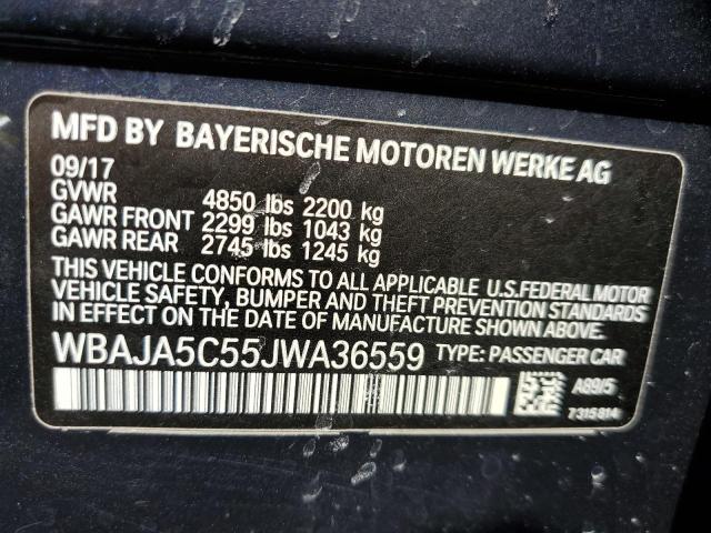 Photo 9 VIN: WBAJA5C55JWA36559 - BMW 530 I 