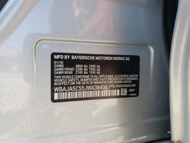 Photo 11 VIN: WBAJA5C55JWA38408 - BMW 530 I 