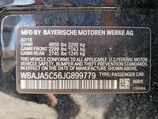 Photo 11 VIN: WBAJA5C56JG899779 - BMW 5 SERIES 