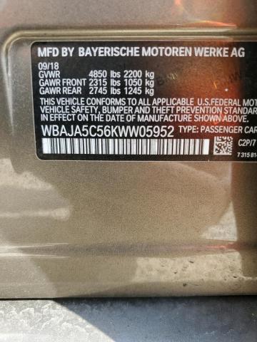 Photo 12 VIN: WBAJA5C56KWW05952 - BMW 530 I 