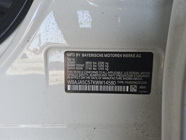Photo 11 VIN: WBAJA5C57KWW14580 - BMW 530 I 